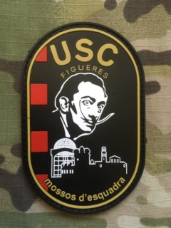 PoliceFirePatches Spain Mossos d'Esquadra - USC Figueres - nášivka