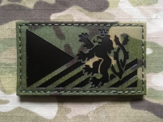 TF LaserCut Patch Czech Lion Flag Infra - Multicam Tropic - nášivka