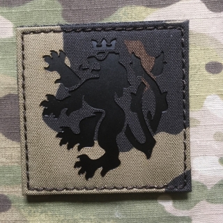 TF LaserCut Patch Czech Lion Infra - Large - Woodland - nášivka