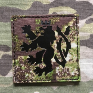 TF LaserCut Patch Czech Lion Infra - Large - Pencott Greenzone - nášivka