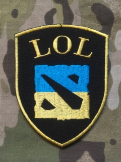 Ukrajina Military Velcro Patch Ukraina LOL - nášivka