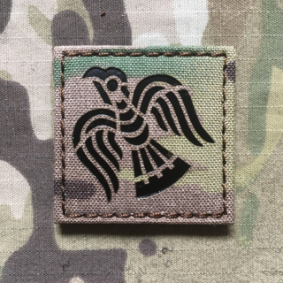 TF LaserCut Patch Viking Raven Infra Small - Multicam - nášivka