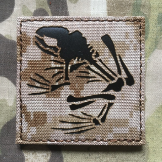 TF LaserCut Patch Seal Frog Infra - AOR 1 - nášivka