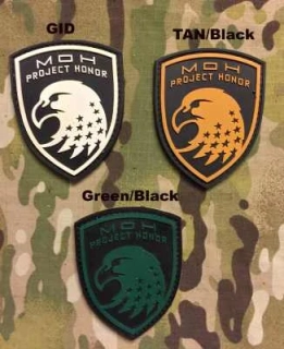 YJPF Metal of Honor Project Honor PVC Patch