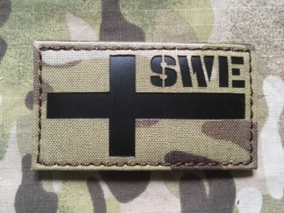TF LaserCut Patch Sweden Flag Infra - Multicam - nášivka