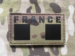 TF LaserCut Patch France Flag Infra - Multicam - nášivka