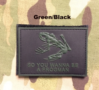 YJPF Skeleton Skull Frog So You Wanna PVC Patch