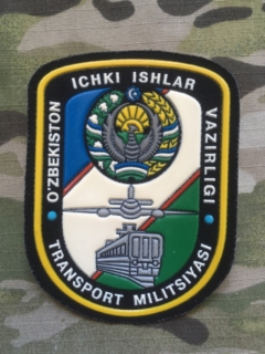 Uzbekistan Military Patch Transport Police - nášivka