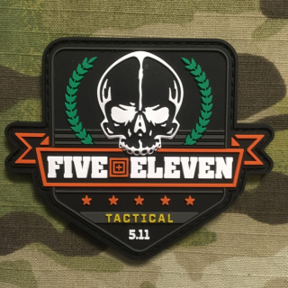 5.11 Five Eleven Skull PVC Patch - nášivka