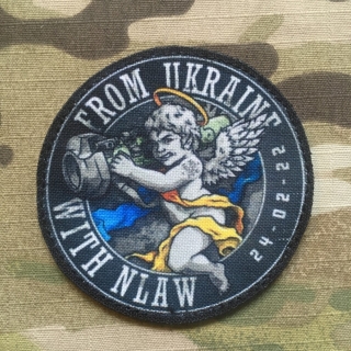 Ukrajina Military Velcro Patch From Ukraine with NLAW - nášivka