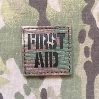 TF LaserCut Patch First Aid Infra - Small - Multicam - nášivka