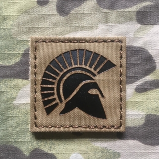 TF LaserCut Patch Spartan Infra - Small - Coyote Brown - nášivka