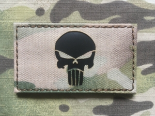 TF LaserCut Patch Punisher Rectangle Infra - Multicam - nášivka