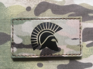 TF LaserCut Patch Spartan Rectangle Infra - Multicam - nášivka