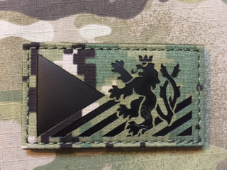 TF LaserCut Patch Czech Lion Flag Infra - AOR 2 - nášivka
