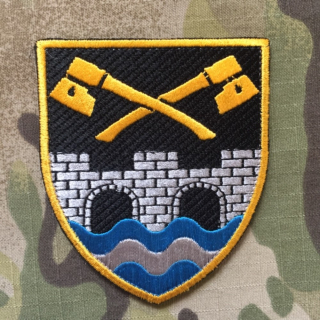 Ukrajina Military Velcro Patch 534th Separate Engineering and Sapper Battalion - Color - nášivka