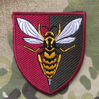 Ukrajina Military Velcro Patch 38th Anti-aircraft Missile Artillery Regiment - Color - nášivka