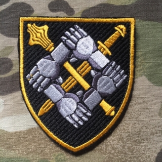 Ukrajina Military Velcro Patch Command of Support Forces - Color - ver.1 - nášivka