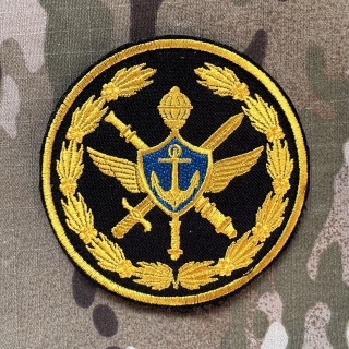 Ukrajina Military Velcro Patch Naval Forces - General Staff - Color - nášivka