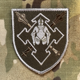Ukrajina Military Velcro Patch Command of Logistics Forces - Olive - ver.1 - nášivka