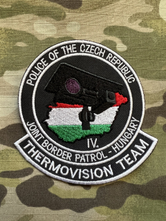 Czech Patch Police of Czech Republic - Joint Border Patrol- Hungary - IV - Thermovision Team - nášivka