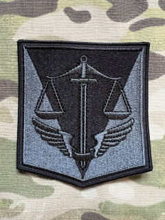 Czech Patch Police of Czech Republic - PEO Pohotovostní eskortní oddělení - kraj Vysočina - ver.1 - Black - nášivka