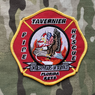911Patches Tavernier Fire Rescue Department Patch - nášivka