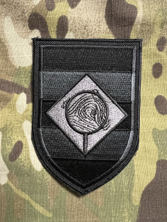 Czech Patch Police of Czech Republic - Kriminalistický technik - Jihomoravský kraj - Black - nášivka