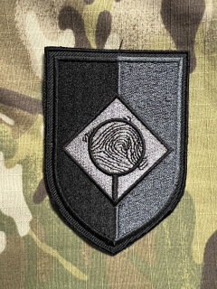 Czech Patch Police of Czech Republic - Kriminalistický technik - Zlínský kraj - Black - nášivka