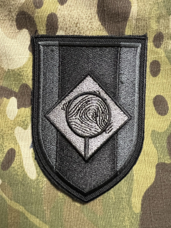 Czech Patch Police of Czech Republic - Kriminalistický technik - Ústecký kraj - Black - nášivka