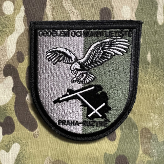 Czech Patch Police of Czech Republic - Oddělení ochrany letiště Praha - Ruzyně - Velcro - Green - nášivka