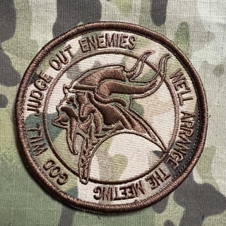YJPF God Will Judge Out Enemies Patch - Multicam - nášivka