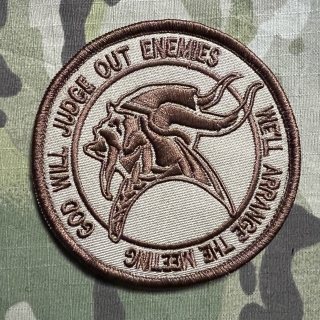 YJPF God Will Judge Out Enemies Patch - Desert - nášivka