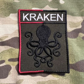 Ukrajina Military Velcro Patch SOF Regiment KRAKEN - nášivka