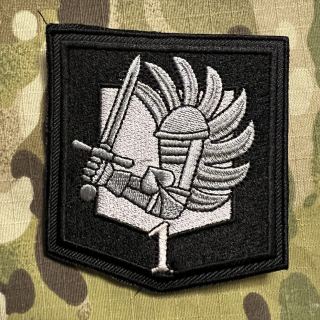 Czech Patch Police of Czech Republic - OHS ( Odděleni Hlídkové Služby ) - Pardubický kraj - Ústí nad Orlicí - Black - nášivka