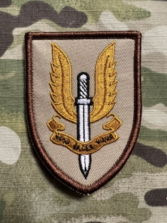 YJPF SAS - Who Dares Wins Patch - Desert - nášivka