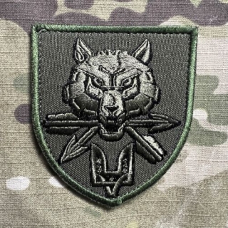 Ukrajina Military Velcro Patch Special Operation Forces Command SOF Ukraine SPECNAZ - Olive - ver.2 - nášivka