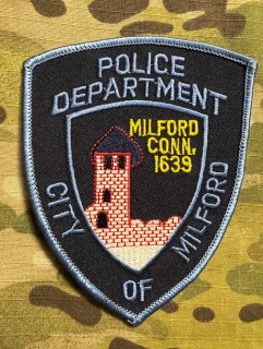 USA Patch Police Department - City of Milford - nášivka