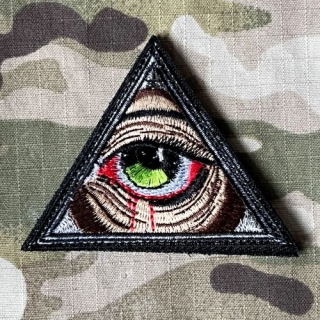 NoName Triangle Bloody Eye Patch - nášivka