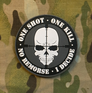 LaPatcheria One Shot - One Kill Skull PVC Patch
