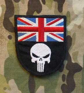 LaPatcheria UK Triumph Skull Flag Patch