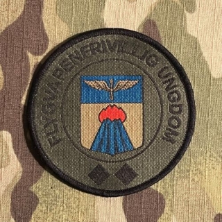 Swedish Patch Flygvapenfrivillig Ungdom - Air Force Youth Volunteer - nášivka