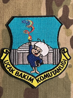 Turkish Air Force 3rd Air Supply and Maintenance Center Command Patch - nášivka