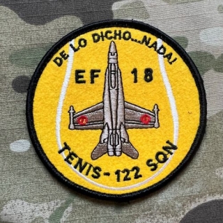 Spain Patch Air Force - ALA 12 - 122 Squadron - Tenis - EF-18 Hornet - nášivka