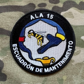 Spain Patch Air Force - ALA 15 (Wing) Escuadrón de Mantenimiento - nášivka