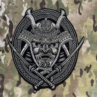 NoName Samurai Head - XL Patch - nášivka