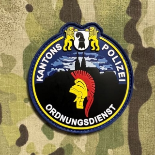 PoliceFirePatches Switzerland Kantons Polizei Ordnungsdienst PVC - nášivka