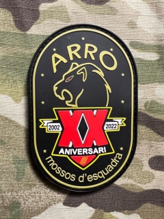PoliceFirePatches Spain Mossos d'Esquadra - ARRO - 20 Aniversari - 2002-2022 PVC - nášivka 