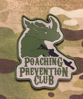 LaPatcheria Poaching Prevention Club PVC Patch
