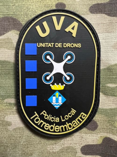 PoliceFirePatches Spain Policia Local - Unitat de Drons - Torredembarra PVC - nášivka